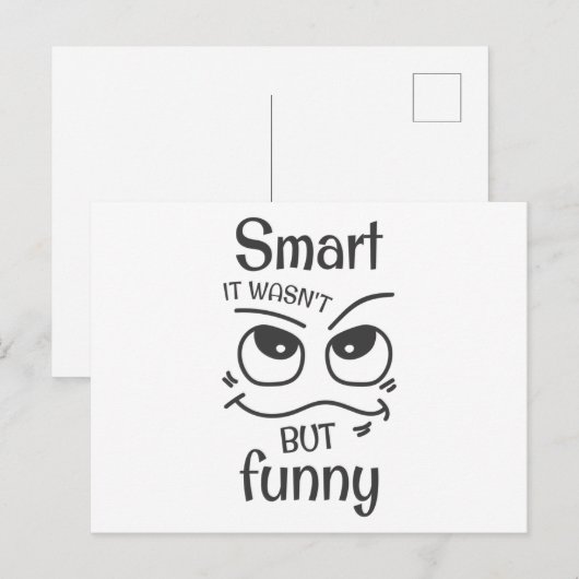 Het was niet zo grappig. briefkaart (Voorkant / Achterkant)