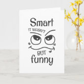 Het was niet zo grappig. kaart (Gele Bloem)