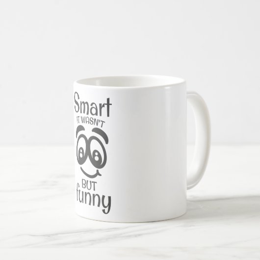 Het was niet zo grappig. koffiemok (Voorkant rechts)