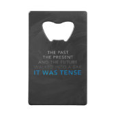 Het was Tense Creditkaart Flessenopener (Voorkant)
