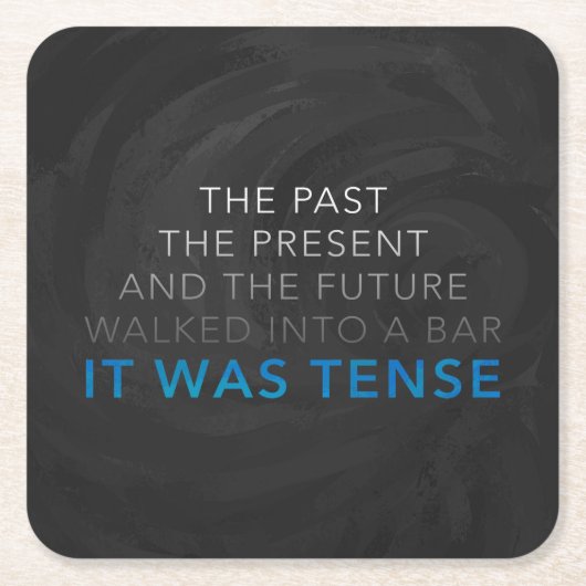 Het was Tense Kartonnen Onderzetters (Voorkant)