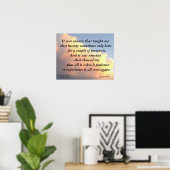 HET WAS ZONSONDERGANGEN WETTELOOS POSTER (Thuiskantoor)