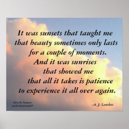 HET WAS ZONSONDERGANGEN WETTELOOS POSTER