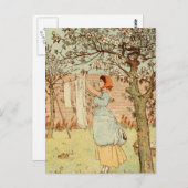 Het wasgoed uitzetten briefkaart (Voorkant / Achterkant)