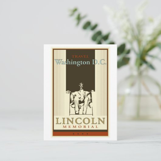 Het Washington DC van de reis Briefkaart (Staand voorkant)