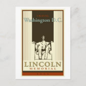 Het Washington DC van de reis Briefkaart (Voorkant)