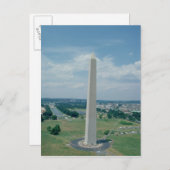 Het Washington Monument, bouwde 1848-85 Briefkaart (Voorkant / Achterkant)