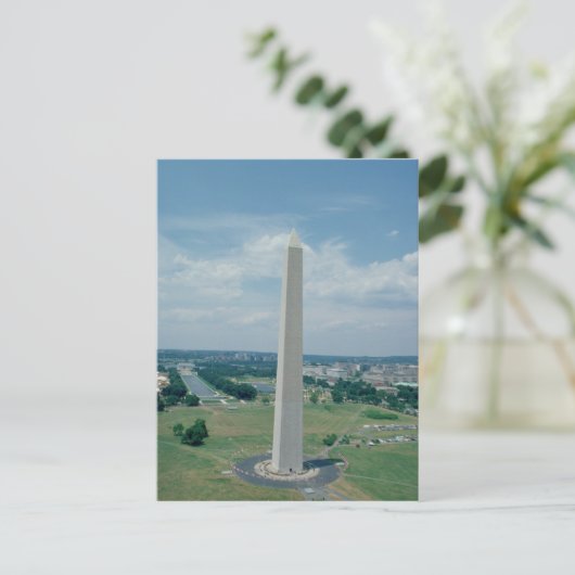 Het Washington Monument, bouwde 1848-85 Briefkaart (Staand voorkant)