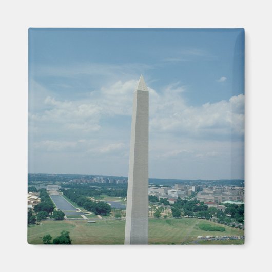 Het Washington Monument, bouwde 1848-85 Magneet (Voorkant)