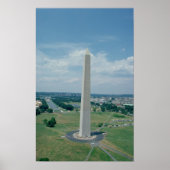 Het Washington Monument, bouwde 1848-85 Poster (Voorkant)