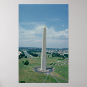 Het Washington Monument, bouwde 1848-85 Poster