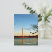 Het Washington Monument Briefkaart (Staand voorkant)