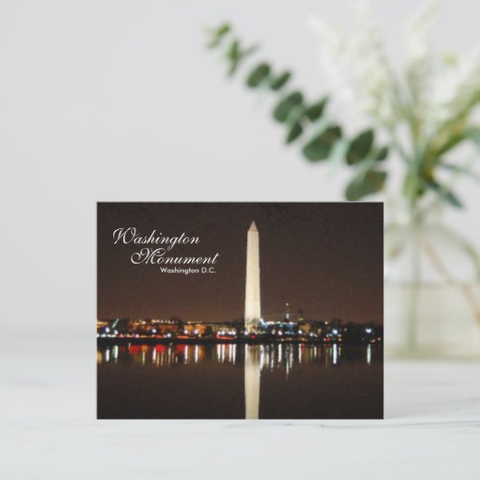 Het Washington Monument Briefkaart (Staand voorkant)