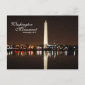 Het Washington Monument Briefkaart (Voorkant)
