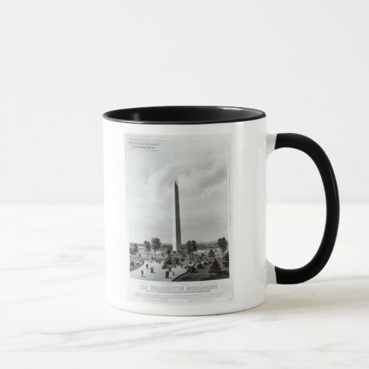 Het Washington Monument en de omgeving Mok (Rechts)