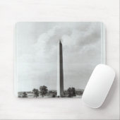 Het Washington Monument en de omgeving Muismat (Met muis)