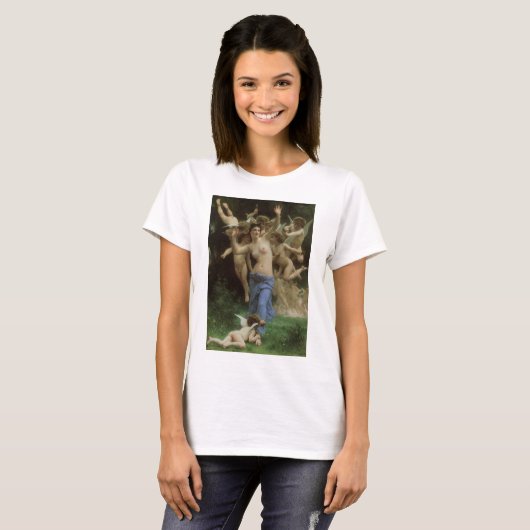 Het Wasp is nest van William Adolphe Bouguereau T-shirt (Voorkant volledig)