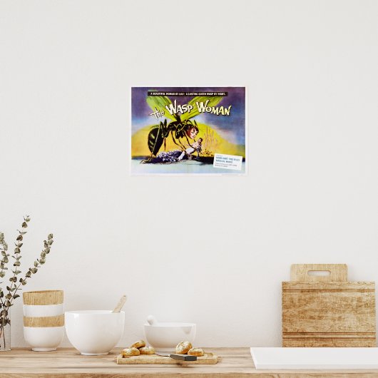 Het Wasp Woman Poster (Keuken)