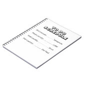 Het wasprogramma uitvoeren notitieboek (Linkerzijde)