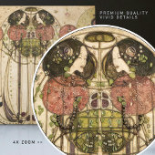 Het Wassail Mackintosh Art Deco Wall Decor 2/3 Tegeltje