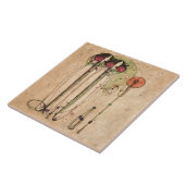 Het Wassail Mackintosh Art Nouveau Wall Decor Tegeltje (Zijkant)