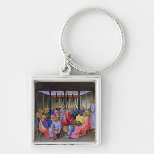 Het wassen van de Feet, detail van paneel drie o Sleutelhanger (Voorkant)