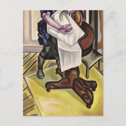 Het wassen, vóór 1921 briefkaart (Voorkant)