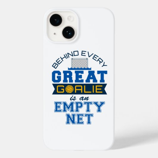 Het water achter elke grote Goalie is leeg net Case-Mate iPhone Case (Achterkant)
