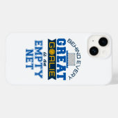 Het water achter elke grote Goalie is leeg net Case-Mate iPhone Case (Achterkant (horizontaal))