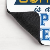 Het water achter elke grote Goalie is leeg net Muismat (Hoek)