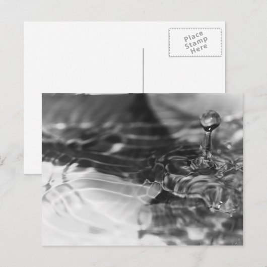 Het  water briefkaart (Voorkant / Achterkant)