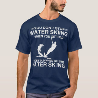 Het water dat je ziet, stopt niet met de waterscho t-shirt