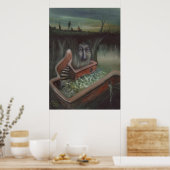 Het water en het Well - Poster (Keuken)