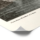 Het water in Fairmount Philadelphia Poster (Hoek)