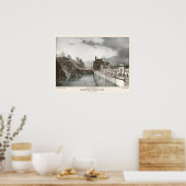 Het water in Fairmount Philadelphia Poster (Keuken)