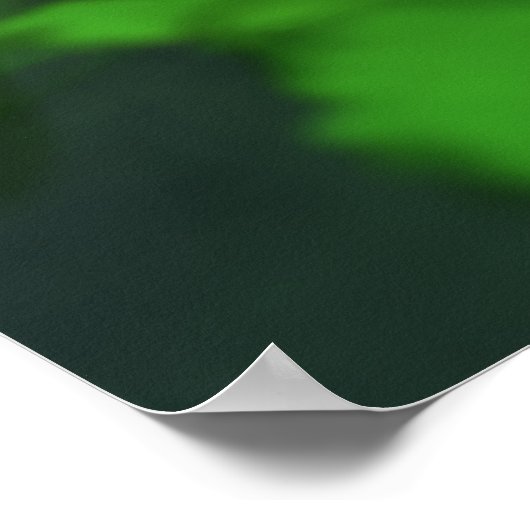 Het water is breed afgedrukt poster (Hoek)