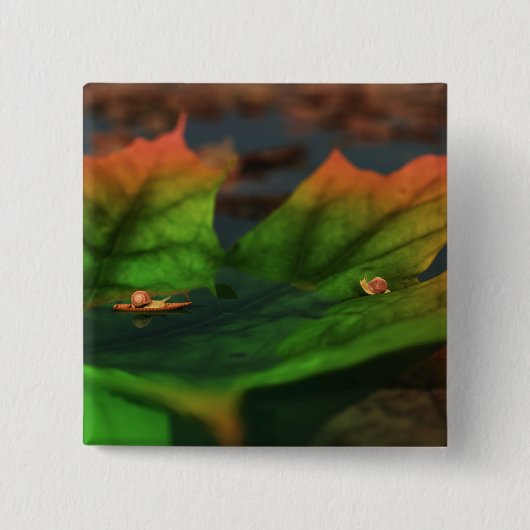 Het water is een brede Button (Voorkant)