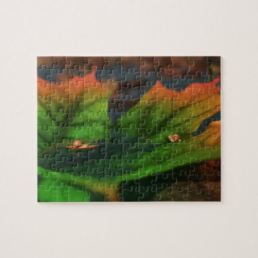 Het water is een brede puzzel (Horizontaal)