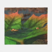 Het water is een brede rugzak fleece deken (Voorkant (Horizontaal))