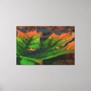 Het water is een groot canvas afdruk