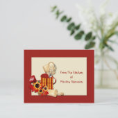 Het water kan keukengerei gebruiken om kaarten te  (Staand voorkant)