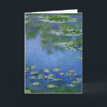 Het Water Lillies van Monet Kaart<br><div class="desc">Het Water Lillies van Monet</div>