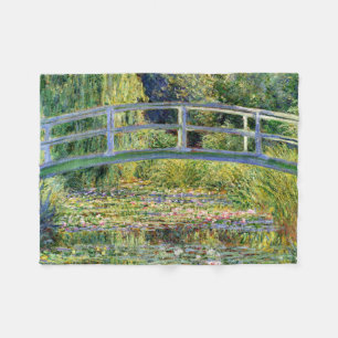 Het water-Lily Pond door Monet Fine Art Fleece Deken
