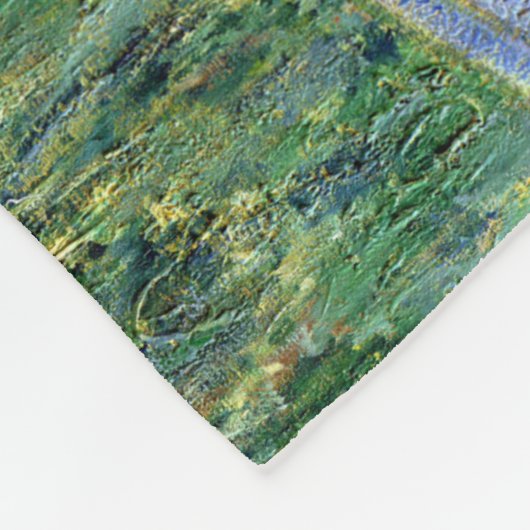 Het water-Lily Pond door Monet Fine Art Fleece Deken (Hoek)