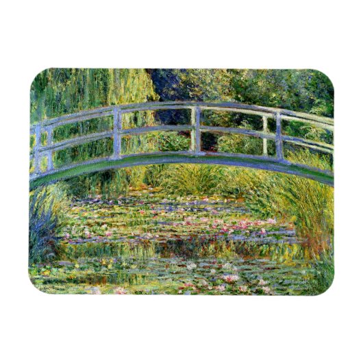 Het water-Lily Pond door Monet Fine Art Magneet (Horizontaal)