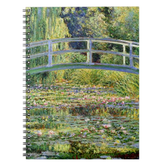Het water-Lily Pond door Monet Fine Art Notitieboek (Voorkant)