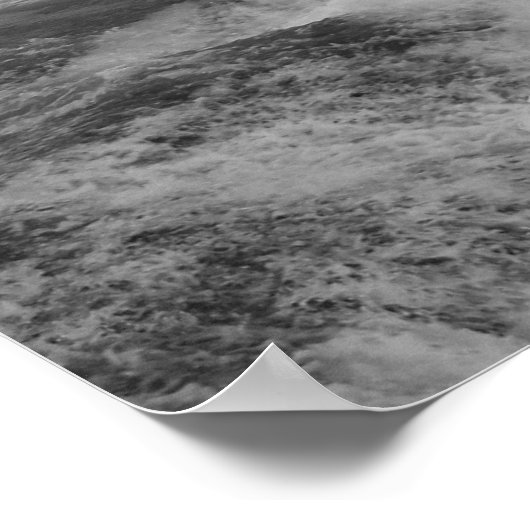 Het water stroomt poster (Hoek)