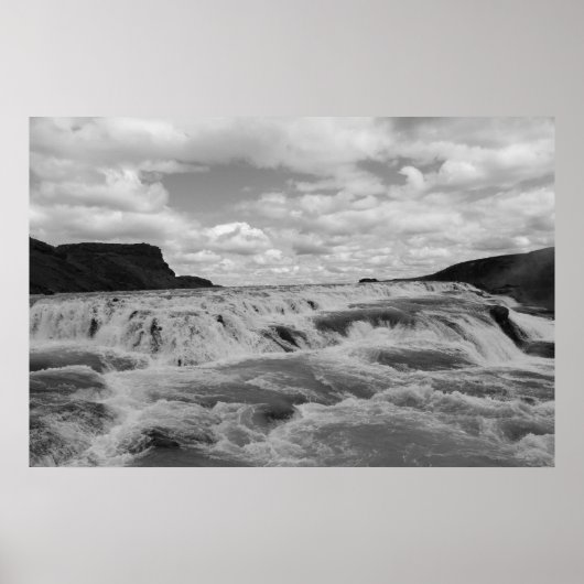 Het water stroomt poster (Voorkant)