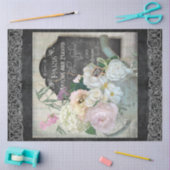 Het  water van de Vloer van Parijs kan Decoupage v Tissuepapier (Craft)