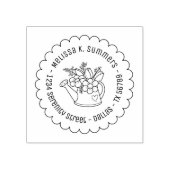 Het Wateren van de tuin kan met het Gedraaide Adre Rubberstempel (Afrduk)